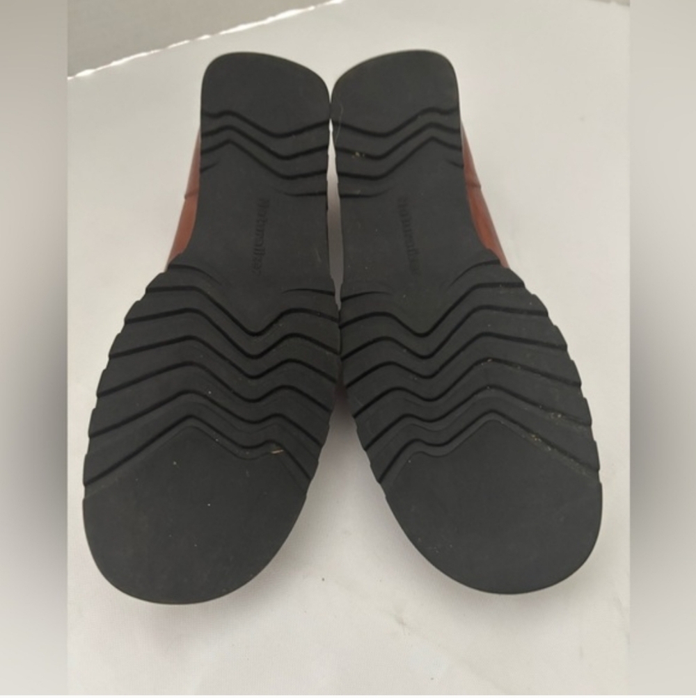 🤎 It's Giving Carolyn ~ Cognac Leather Loafers - Picture 8 of 11
